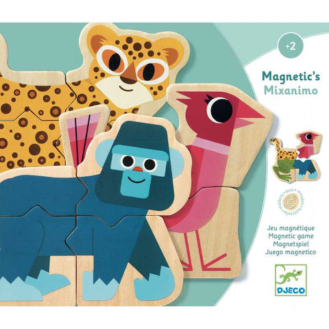 Magnetic's Mixanimo Puzzle Game By Djeco, front of box