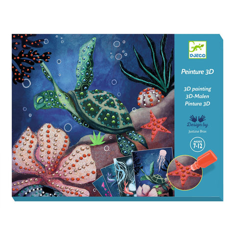 Ocean Depths - 3D Painting by Djeco, front of box