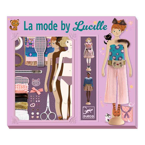 Fashion by Lucille -  by Djeco, front of box 3d