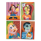 Square Heads - Inspired By Picasso - by Djeco, 4 scenes