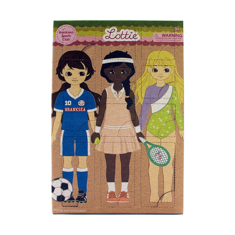 Sports Club Multipack (3 outfits) - Lottie Doll Accessory Set, boxed