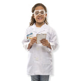Scientist Role Play Set, modelled by girl 
