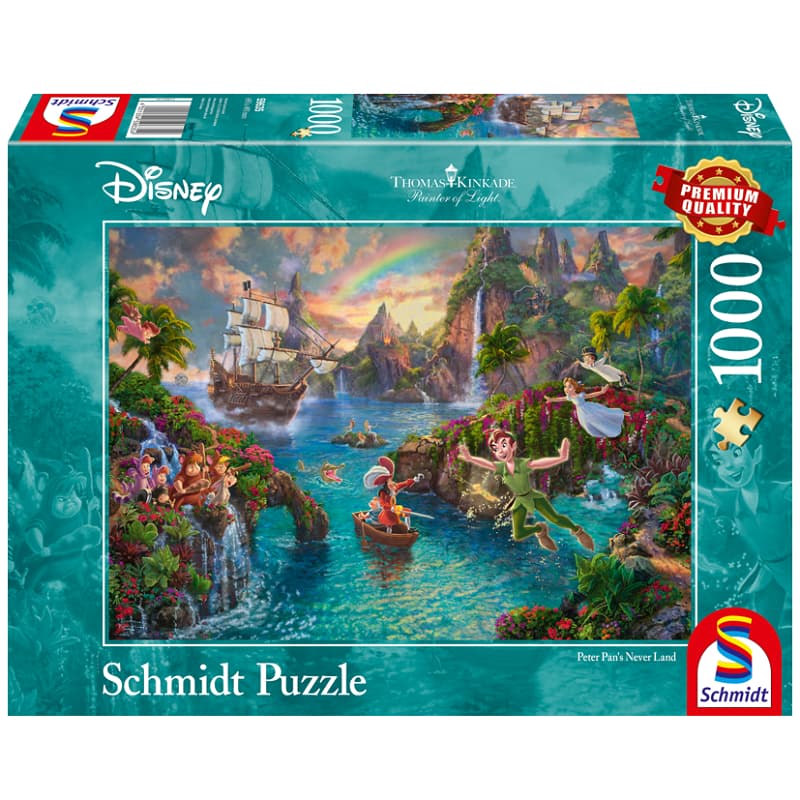 The Arrival of Peter Pan Jigsaw Puzzle by Mark Andrew Thomas
